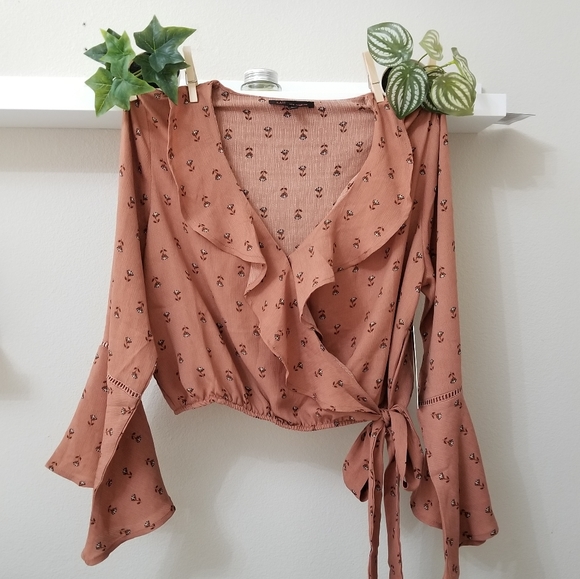 Tops - Floral Crop Top